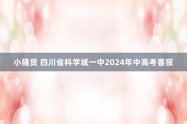 小骚货 四川省科学城一中2024年中高考喜报