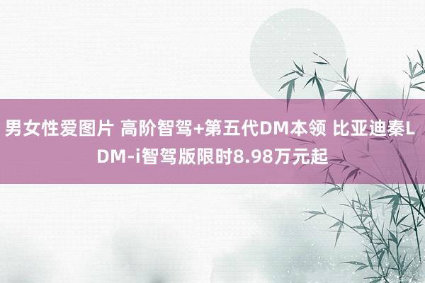 男女性爱图片 高阶智驾+第五代DM本领 比亚迪秦L DM-i智驾版限时8.98万元起